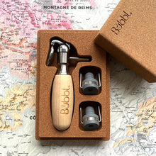 Charger l'image dans la galerie, Bubbl® Coffret prestige liège et bois + 2 bouchons Smart cap
