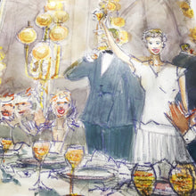 Charger l'image dans la galerie, la consécration. Aquarelle et pastel à l'huile, oeuvre originale de Philippe Dargent