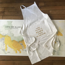 Charger l'image dans la galerie, le tablier blanc customisé à la main Or