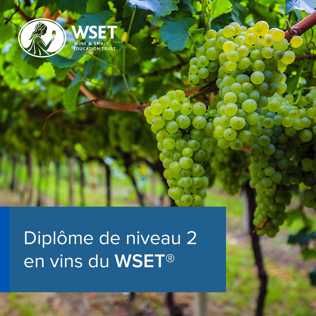 WSET® Diplôme de niveau 2 en vins. Vendredi 29, samedi 30 novembre et dimanche 1 décembre 2024