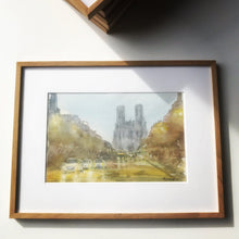 Charger l&#39;image dans la galerie, Cathédrale Notre-Dame de Reims. Aquarelle originale de Philippe Dargent
