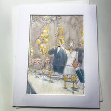 Charger l&#39;image dans la galerie, la consécration. Aquarelle et pastel à l&#39;huile, oeuvre originale de Philippe Dargent
