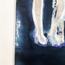 Charger l&#39;image dans la galerie, pop up. Aquarelle et pastel à l&#39;huile, oeuvre originale de Philippe Dargent
