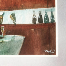 Charger l&#39;image dans la galerie, Champagne Salon. La salle de dégustation. Aquarelle originale de Philippe Dargent
