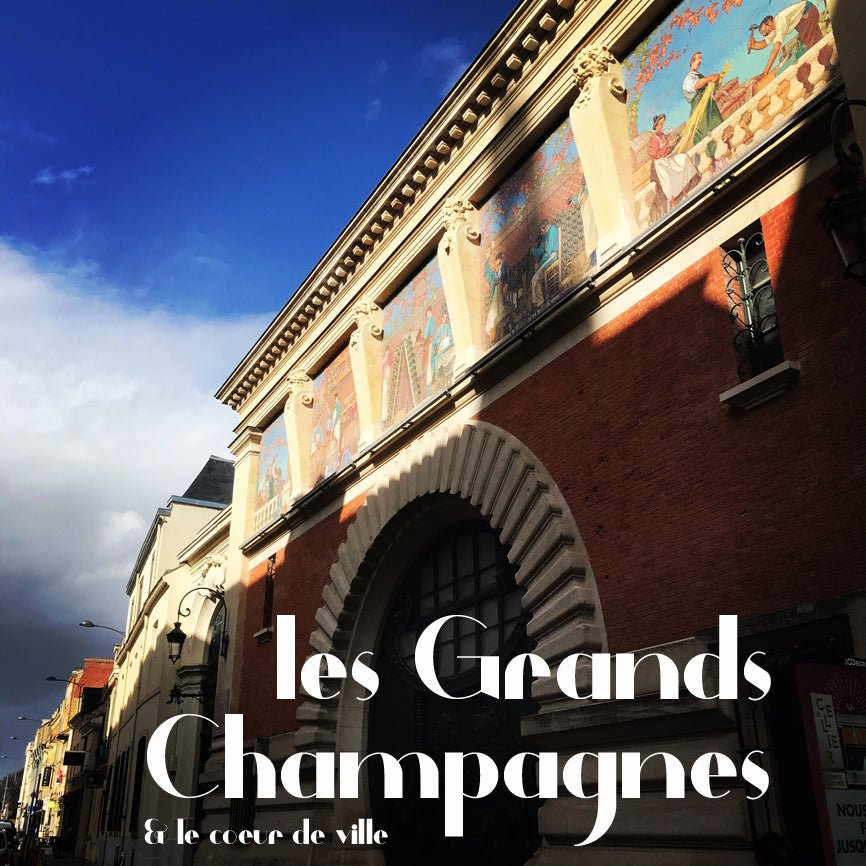 les Grands Champagnes & le coeur de ville . visite + dégustation au cercle sur rendez-vous